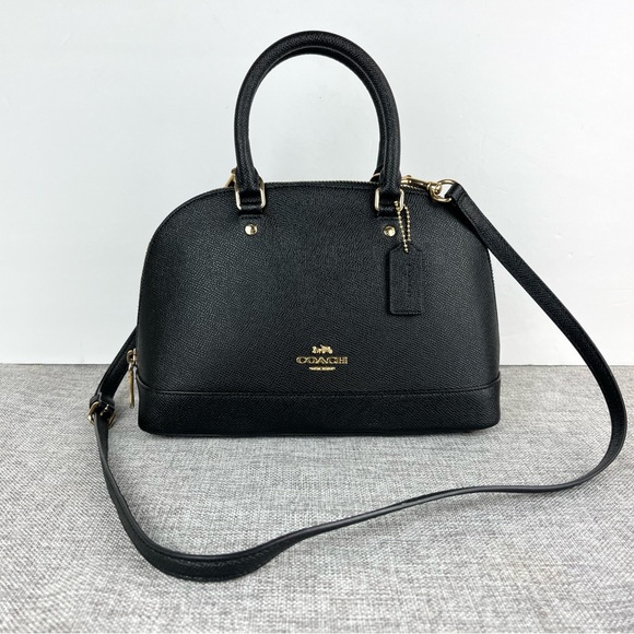 Coach Handbags - Coach Black Mini Sierra Satchel